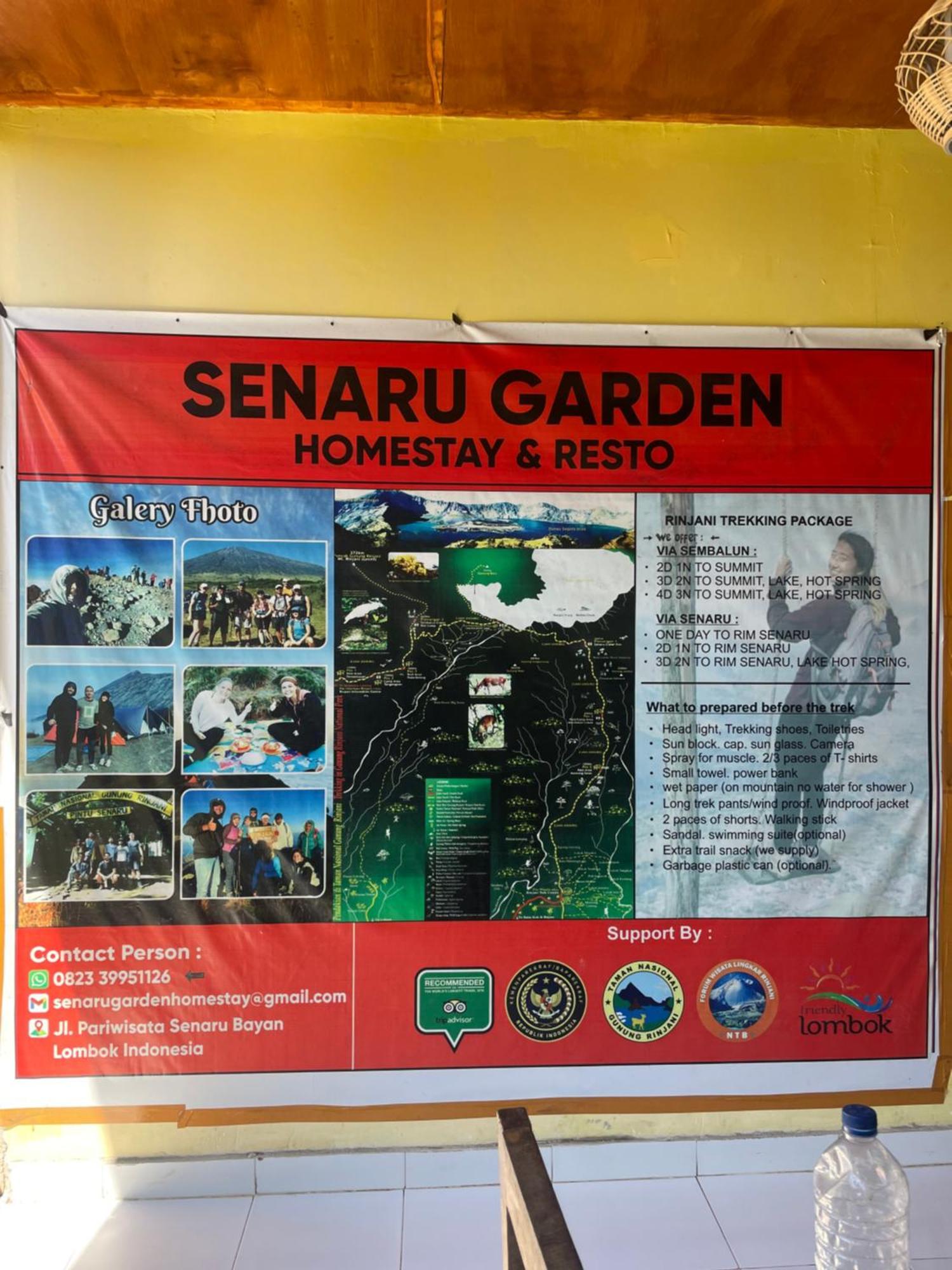 Senaru Garden Homestay Ngoại thất bức ảnh